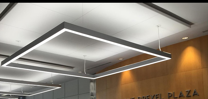 4 foot led suspended linear fixture deals
