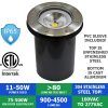 Open Face Stainless Steel / Alum. Large LED In-Ground Well Light (100V-277V)