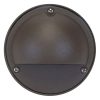 deck-light-cast-aluminum-led-half-moon-bronze-finish Best Landscape Deck Light - Step Light - Surface Mount - Cast Aluminum Half Moon - Bronze Finish