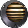 deck-light-cast-aluminum-led-sunset-louvered-black-finish-3 Best Landscape Deck Light - Step Light - Surface Mount - Cast Aluminum Sunset Louvered - Black Finish
