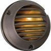 deck-light-cast-aluminum-led-sunset-louvered-bronze-finish-2 Best Landscape Deck Light - Step Light - Surface Mount - Cast Aluminum Sunset Louvered - Bronze Finish