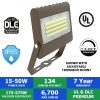 fls2k-50w-tr-1s 50 Watt NexGen LFS Sleek LED Flood Light With Trunnion Mount