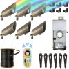 Best Landscape 6-Light Color-Changing Spot Light Kit - Patriot Brass