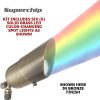 Best Landscape 6-Light Color-Changing Spot Light Kit - Patriot Brass