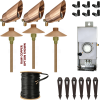 Best Landscape 6-Light Spot Light + Path Light Kit - Patriot Raw Copper