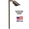 path-light-brass-led-patriot-1-head-b Best Landscape Path Light - Patriot One Head Adjustable