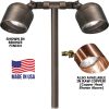 path-light-cast-brass-led-big-eagle-2-head Best Landscape Path Light - Big Eagle Two Head Adjustable
