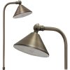 path-light-cast-brass-led-classic-shade-adjustable-b Best Landscape Path Light - Classic Shade Adjustable