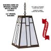 srh-305-12-bz-1n 120V/12V LED Euro Contempo Style Hanging Light (12" Width)