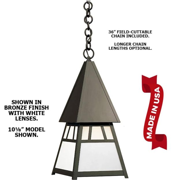 120V/12V LED Victorian Deco Style Hanging Light (10-1/8" Width)