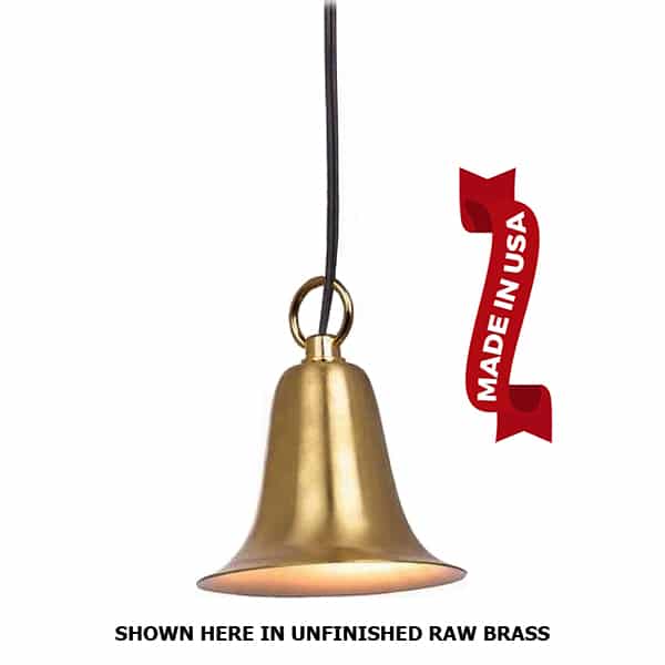 Hanging Bell Light Brass 12v Specialty Landscape Light