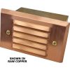 Best Landscape Step Light - Deck Light - Recessed Mount - Copper Little Rex Louvered