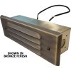 step-light-recessed-brass-led-big-rex-louvered-2 Best Landscape Step Light - Deck Light - Recessed Mount - Brass Big Rex Louvered