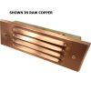 Best Landscape Step Light - Deck Light - Recessed Mount - Copper Big Rex Louvered