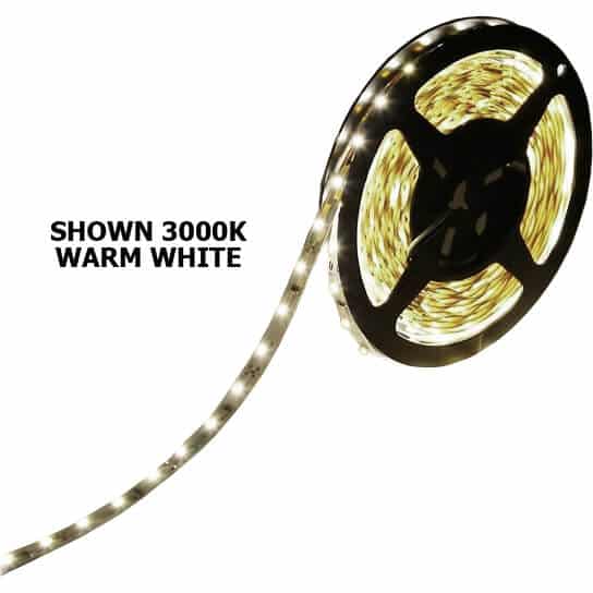 LED Strip Light Tape, 1.5W / Foot SuperChip™ UL 12V 3528 SMD - 16.4 Feet