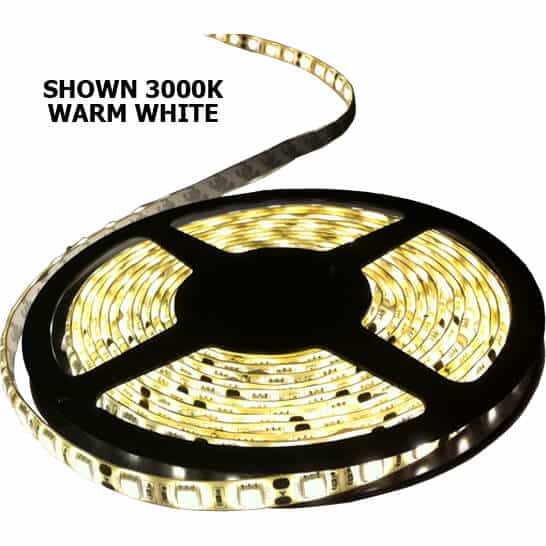 LED Strip Light Tape, 4.4W / Foot SuperChip™ UL 12V 5050 SMD - 16.4 Feet