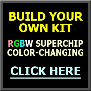 Build Your Own SuperChip Color-Changing RGB + White LED Landscape Lighting Kit!