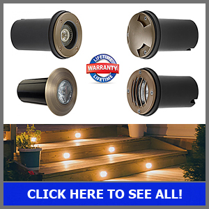 In-Step Recessed Mount Round Well Lights - 12V & 120V (301 Redirect)