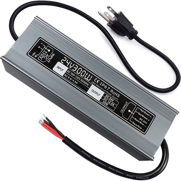 Electronic 12VDC or 24VDC Basic Outdoor LED Transformers, 60W to 300W - C2C Lights