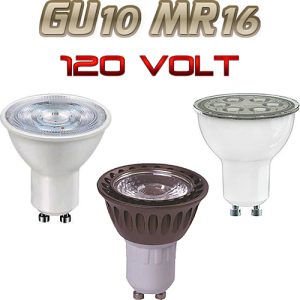 GU10 Base 120V LED MR16 Bulbs