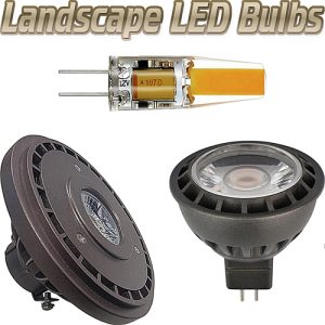 LED Light Bulbs For Landscape Lighting, 12V & 120V