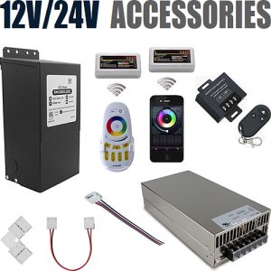 LED Tape Strip Light Accessories - 12V / 24V - Huge Selection!