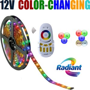 Standard Series 12VDC LED Tape Light - Color Changing RGB & RGBW