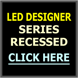 Designer Series LED Recessed Lighting - 6", 5", 4" & 3"