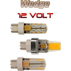 LED Wedge Base Bulbs - 12 Volt Low Voltage