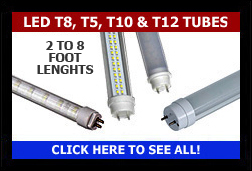 LED T8, T12, U-Bend, T5 & T5HO Tube Retrofit Bulbs