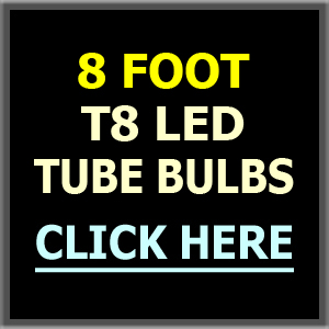 8 Foot LED T8 / T12 Tubes, Bypass Ballast & Ballast Compatible