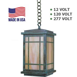 Outdoor Lantern Style LED Hanging Lights - Made In USA