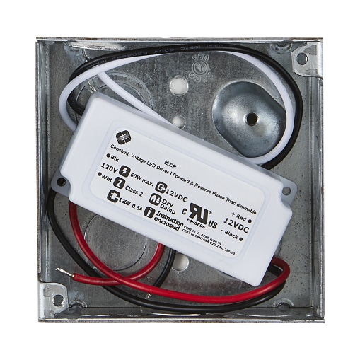 Ultra Mini 12VDC or 24VDC Landscape or Strip Lighting Transformers - Fits in Junction Boxes!