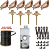 landscape-light-kit-copper-patriot-contempo-cone-ten-light-kit-2 Best Landscape 6-Light Spot Light + 4-Light Path Light Kit - Copper Option
