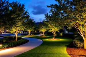 Commercial Landscape Lighting