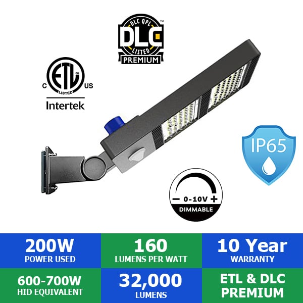 200 Watt Protech Series LED Area / Parking Lot Flood Light - Shop C2CLights.com. 