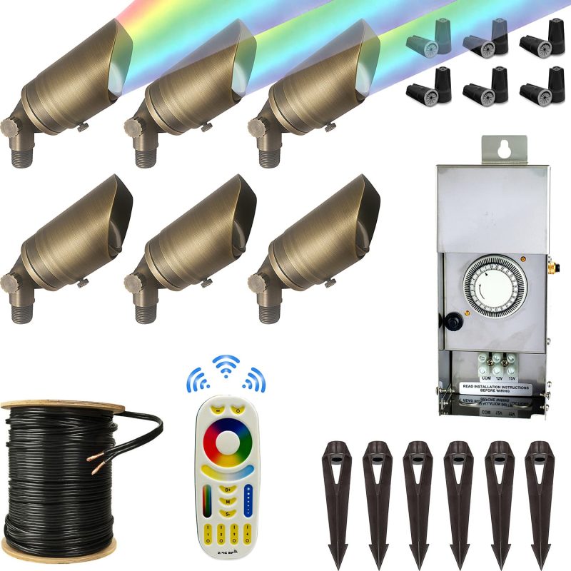 SuperChip Big Boss 6-Light RGBW Spotlight Kit - Shop C2CLights.com.