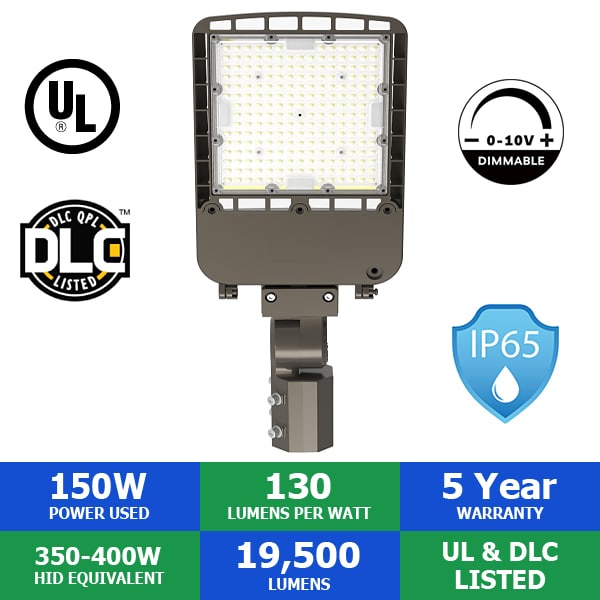 150 Watt Lumina Value LED Area / Parking Lot Flood Light - Shop C2CLights.com. 