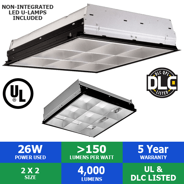 2X2 LED Parabolic Troffer - Shop C2CLights.com. 