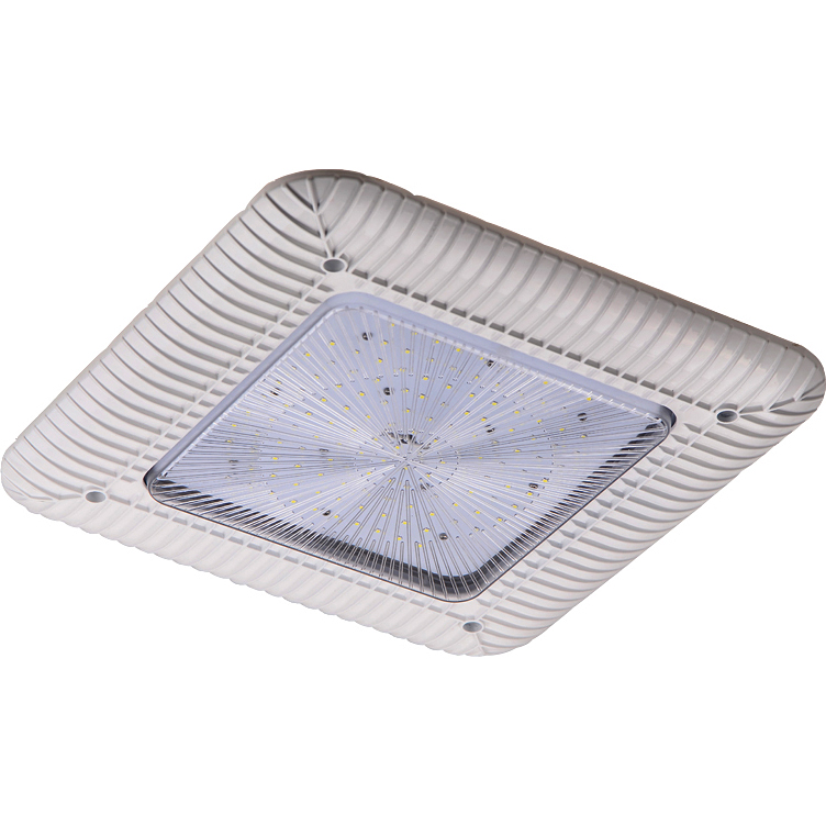 LED Premium Surface / Recessed Mount Gas Station Canopy, 130 Watts, DLC - Shop C2CLights.com. 