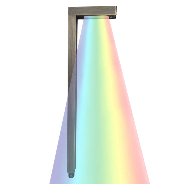 Superchip San Marino RGBW Brass Path Light - Shop C2CLights.com.