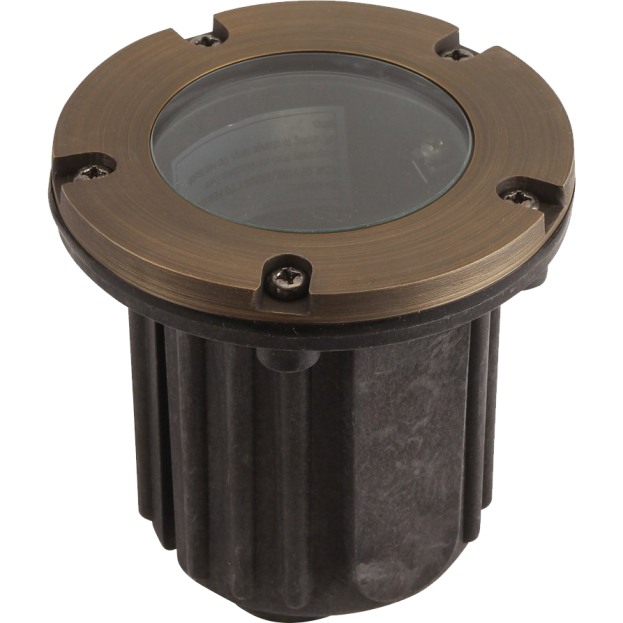 Little Mike Adjustable Brass Open Face Well Light - Shop C2CLights.com.