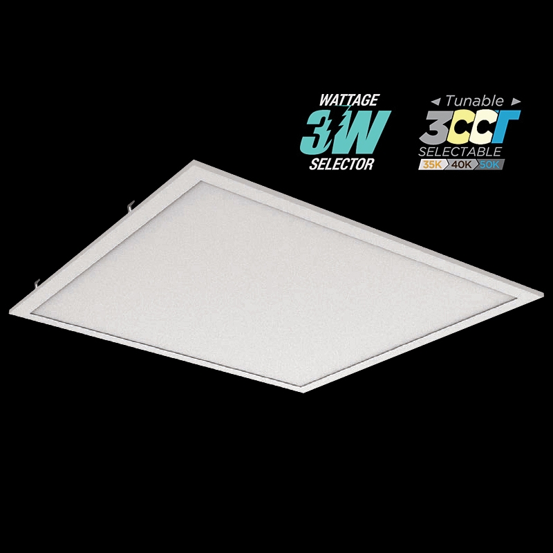 2X2 Pro Series Back-Lit LED Panel, Tri-Wattage (20W/30W/40W), CCT