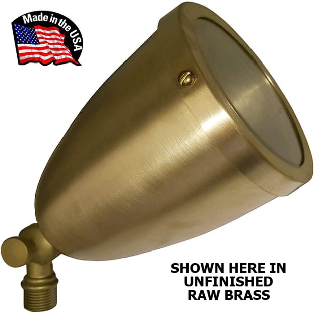 Medium Bullet Solid Brass Spotlight - C2C Lights