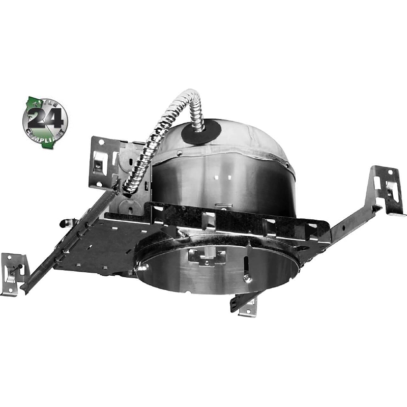 6" New Work Housing For 6" LED Retrofit Modules, Standard or Shallow Height (IC Rated)