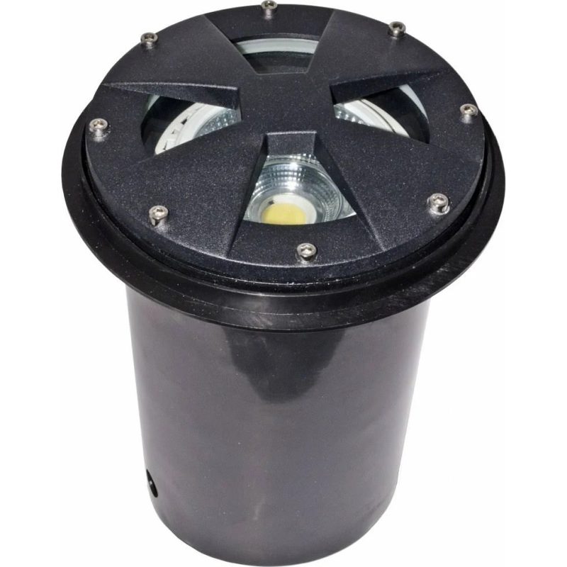 Surface Lighter Cast Aluminum Large LED In-Ground Well Light (100V-277V)