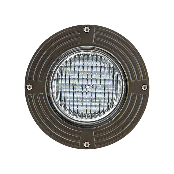 Deco Open Face Fiberglass Composite Large LED In-Ground Well Light (12V)