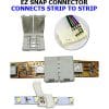 LED Strip Light Tape Kit, 1.5W Per Foot 12V 3528 SMD - 16.4 Feet