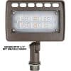 LED Flood Light, NexGen™ LFN Architectural Series, 15 Watts, DLC Premium