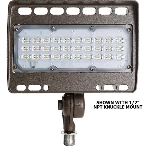 LED Flood Light, NexGen™ LFN Architectural Series, 50 Watts, DLC Premium, Dimmable